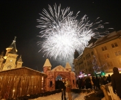 Revelion de poveste in Piata Victoriei din Timisoara