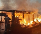 Incendiu violent la o pensiune din Banat