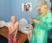 DELIA, GEST EMOTIONANT pentru copiii bolnavi de cancer, inainte de Paste