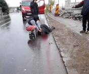 Grav accident de circulatie pe pe splaiul Tudor Vladimirescu din Timisoara. Un tanar a ajuns la spital