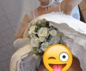 OOOPS! Ce MIREASA NEBUNATICA! Uite ce selfie si-a facut la nunta!