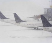 Zboruri anulate pe Aeroportul din Iasi din cauza viscolului