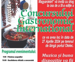 Pe data de 27 aprilie, la Otelec, are loc Concursul internațional de gastronomie  