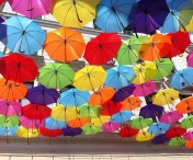 Centrul Timisoarei, acoperit din nou de umbrelute colorate
