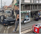 Accident rutier pe Calea Dorobantilor din Timisoara. Un pieton a fost ranit