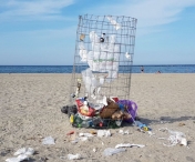 Peste 40 de tone de gunoaie, ridicate de pe plajele din Romania