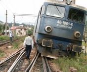 Un tren a deraiat la Craiova