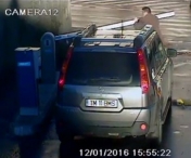 ATENTIE, BIZON IN TRAFIC! Un sofer ramas fara tichet rupe bariera unei parcari private din Timisoara - VIDEO