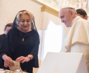 VIDEO - Premierul Dancila s-a intalnit cu Suveranul Pontif, la Vatican: Papa Francisc vine in 2019 in Romania. Ce a discutat Dancila cu Papa Francisc