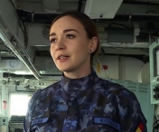 VIDEO - Romanca de 26 de ani care conduce o nava de 60.000 de Cai Putere