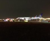 SCENE SOCANTE! Un avion de pasageri a luat foc pe un aeroport din Statele Unite, inainte de a decola