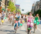 Fete cochete pe biciclete, sambata, la Timisoara