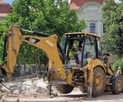  A început amenajarea străzii Cezar din centrul Timișoarei
