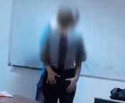 VIDEO - REACTIA HALUCINANTA a profesorului care a sarutat o eleva de 15 ani in fata clasei. Declaratia profesorului este revoltatoare!