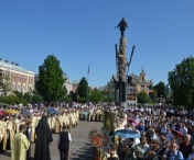 Procesiune de Rusalii cu peste 120 de preoti la Cluj