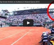 La un pas de TRAGEDIE la Roland Garros! Acoperisul arenei Philippe Chatrier s-a rupt si a cazut peste spectatori (VIDEO SOCANT)