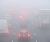 Cod galben de ceata in 10 judete si pe autostrazile A2 si A3, in urmatoarele ore