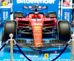 Ultima oprire a circuitului Bitdefender, în Iulius Town. Vino să vezi monopostul Formula 1 al Scuderiei Ferrari HP