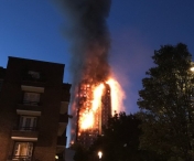 Incendiu violent la Londra dupa ce un bloc turn de 27 de etaje a luat foc. Cate victime sunt