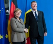 Presedintele Klaus Iohannis, conferinta de presa comuna cu Angela Merkel. Declaratiile celor doi demnitari