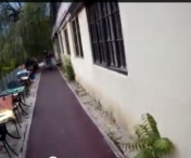 Ca la noi la nimeni! (Micro) pista de biciclete care trece prin... restaurant (VIDEO)