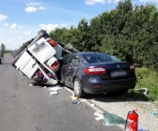 ACCIDENT TERIBIL! Zece raniti intr-un accident produs in Ungaria in care au fost implicate doua vehicule din Romania