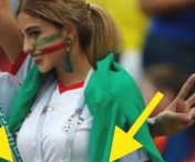 FOTO - Imaginea cu o suportera a Iranului s-a viralizat la Campionatul Mondial de Fotbal. Iată DETALIUL observat de un internaut cu "ochi de vultur"