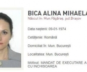 Alina Bica a fost data in urmarire internationala de catre Politia Romana
