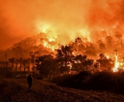 Incendiile iau amploare in Grecia. Zeci de pompieri romani trimisi sa stinga flacarile de pe teritoriul elen