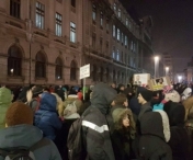 Proteste in Bucuresti impotriva legii gratierii
