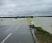 SITUATIA DRUMURILOR: Traficul rutier este oprit in continuare pe trei drumuri nationale dupa inundatii