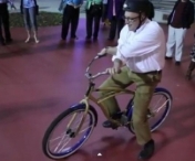 VIDEO - Aceasta bicicleta iti suceste mintea, la propriu