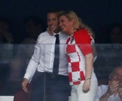 Poza VICTORIEI si a infrangerii! Emmanuel Macron si Kolinda Kitarovic s-au imbratisat dupa ce Franta a castigat Campionatul Mondial de fotbal