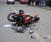 Motociclist din Timisoara bagat in spital de un sofer neatent