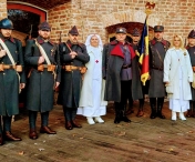 Soldati, subofiteri, generali si surori medicale ca in Primul Razboi Mondial, prin centrul Timisoarei