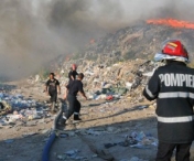 Incendiu la groapa de gunoi din Lipova. Fumul s-a simtit pana la Arad, aflat la 30 de km distanta