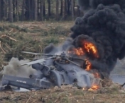 Elicopter PRABUSIT in Rusia: Cel putin 18 persoane au murit