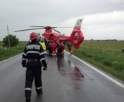 Doi romani raniti grav intr-un accident in Serbia, transportati cu elicopterele SMURD la Timisoara