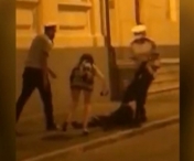VIDEO SOCANT! Un nou scandal cu politisti in trafic: Medicul Adrian Cristescu a fost tarat pe strada!