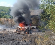  Incendiu de vegetație în localitatea Peștere din județul Bihor