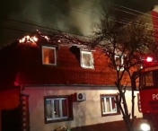 Incendiu grav in Timisoara. Casa fostei iubite a cantaretului de manele Nicolae Guta a luat foc