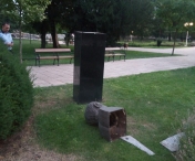 Busturile care au disparut din parc, din Timisoara, ridicate de Politia Locala - UPDATE