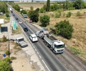 În această perioadă au lucrări de asfaltare pe Calea Torontalului din Timișoara