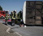 Grav accident rutier in Germania! MAE a anuntat ca in autocar erau 42 de romani