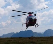 Femeia cazuta in prapastie in Masivul Fagaraș, recuperata de elicopterul SMURD