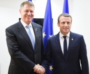 Emmanuel Macron a ajuns la Bucuresti, unde se intalneste cu Iohannis si Tudose