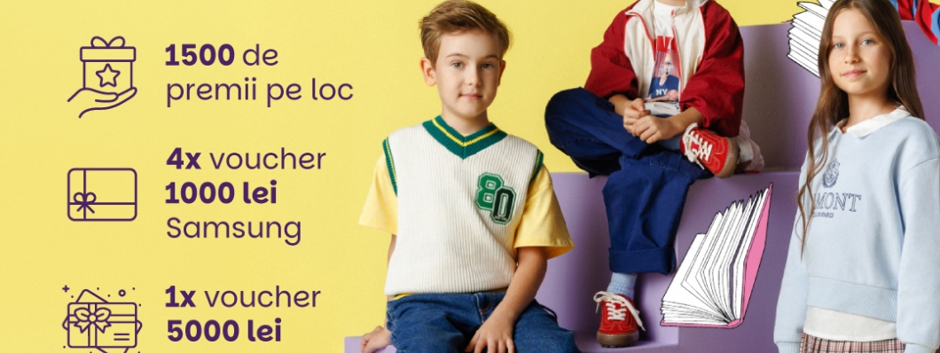 „Back 2 School” la Iulius Town : premii pe loc și surprize la shopping