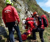 Interventie de urgenta in CURS in Muntii Fagaras. Copil de 8 ani, cazut in zona Varfului Caltun, la o altitudine de 2.527 metri