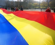 Covasna: Panoul "SIC - tinutul secuiesc", mascat de un drapel tricolor, de Ziua Unirii Principatelor