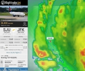 INCREDIBIL! Pilotul unei cursei Delta Airlines a zburat direct prin uraganul Irma, a aterizat în San Juan, si apoi a decolat spre New York, in doar 51 de minute